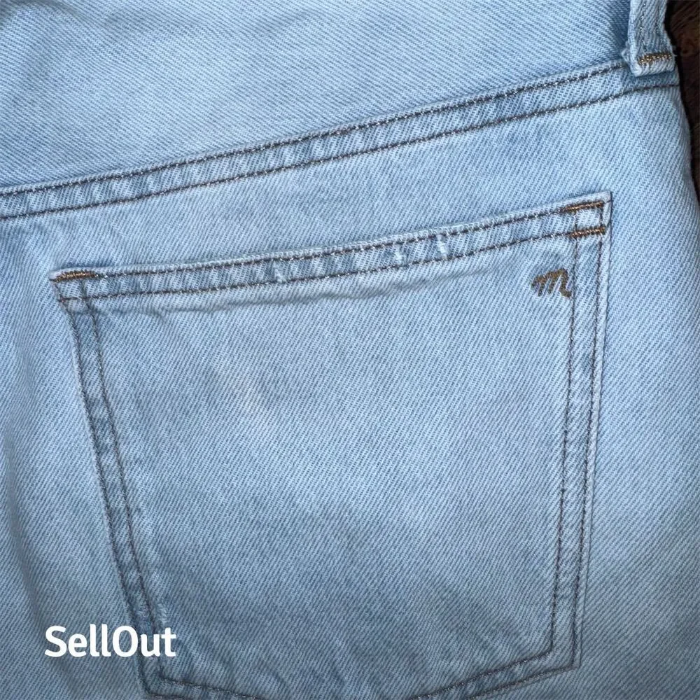 Madewell Women's Relaxed Denim Shorts Blue Standard Size‎ 28 Cedarcroft Wash